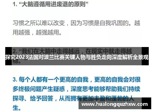 探究2023法国对波兰比赛关键人物与胜负走向深度解析全景观